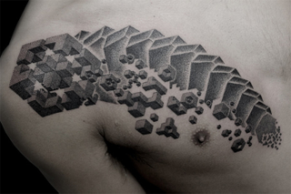 Illustration for article titled Fractal tattoos